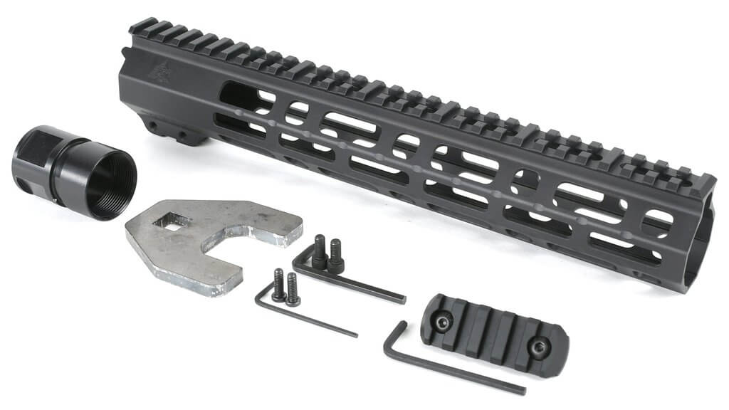Aluminum m-lok keymod rail section hardware - trustbetta