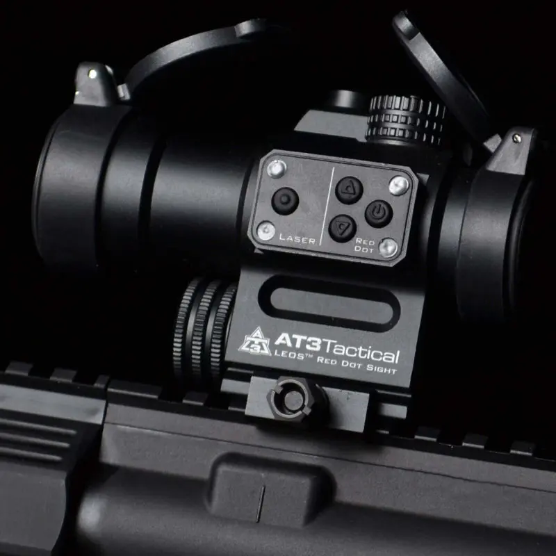 OPEN BOX RETURN AT3™ LEOS™ Red Dot Sight with Integrated Laser Sight & Riser