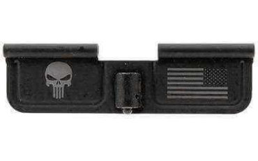 Spike's Ejection Port Door Part Black "Punisher & Flag" Engraving SED7005