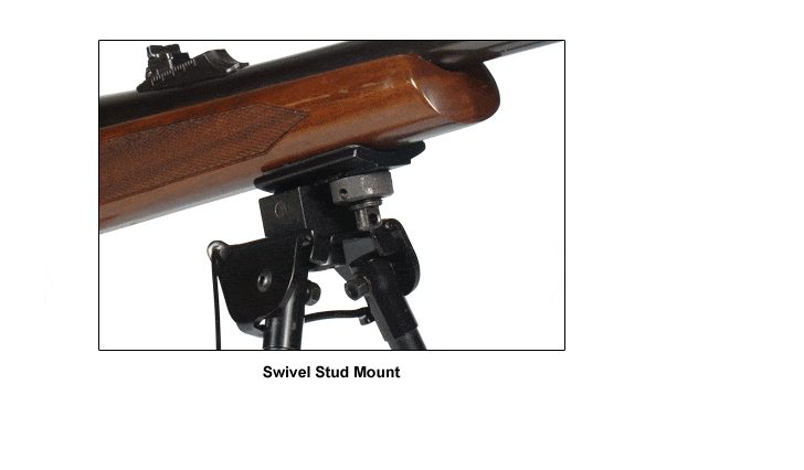 Adjustable Tactical Hunting Rifle Picatinny Swivel Stud Mount Bipod Gun Rest Kit 