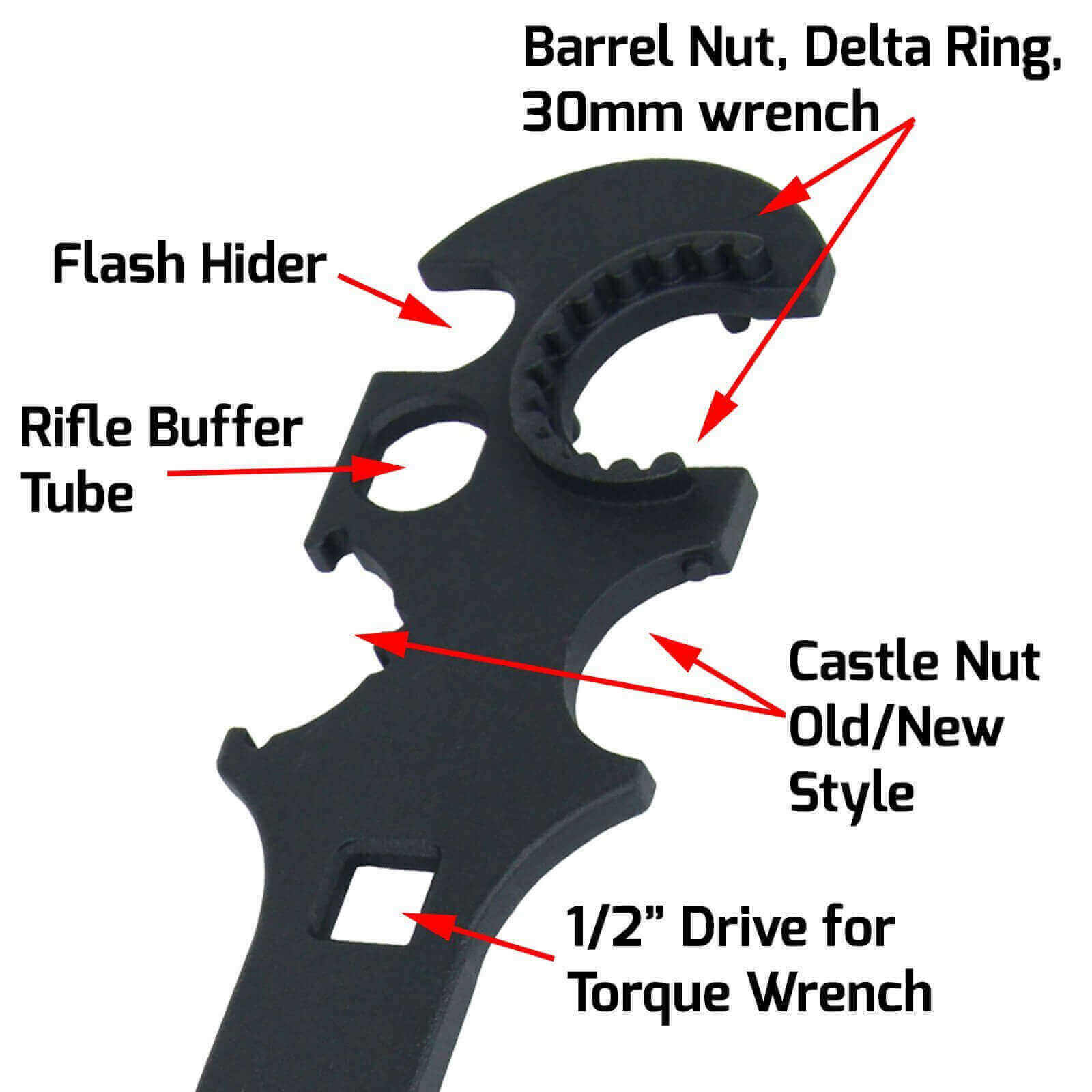 AT3™ AR-15 Armorer's Wrench / Multi-Function Tool