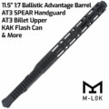 AT3™ FF-ML 11.5" Complete Pistol Upper - .223/5.56 11.5" Ballistic Advantage Barrel - 12" M-LOK Free Float Handguard