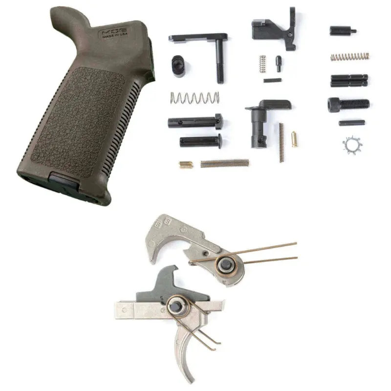 AT3™ Enhanced Lower Parts Kit with Nickel Teflon Trigger and Magpul MOE Grip