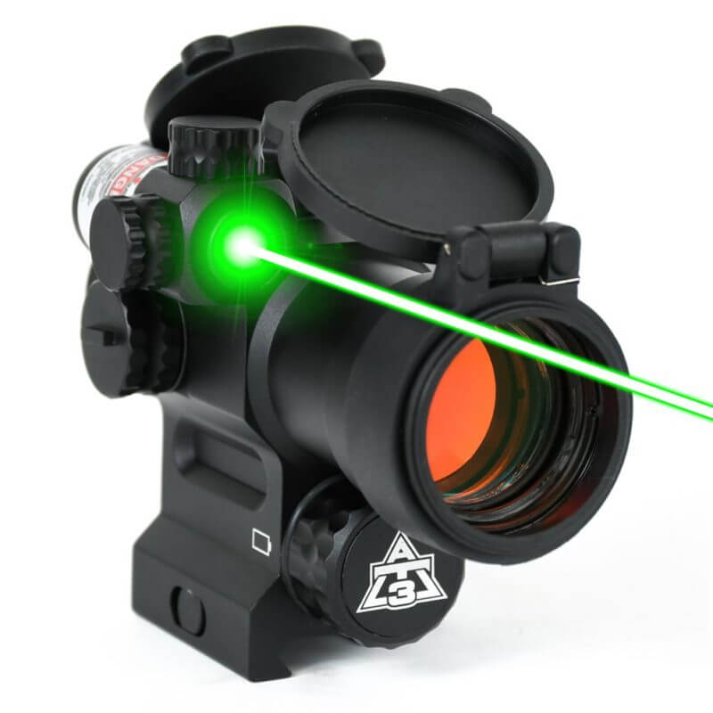 AT3™ LEOS™ Red Dot Sight with Integrated Laser Sight & Riser