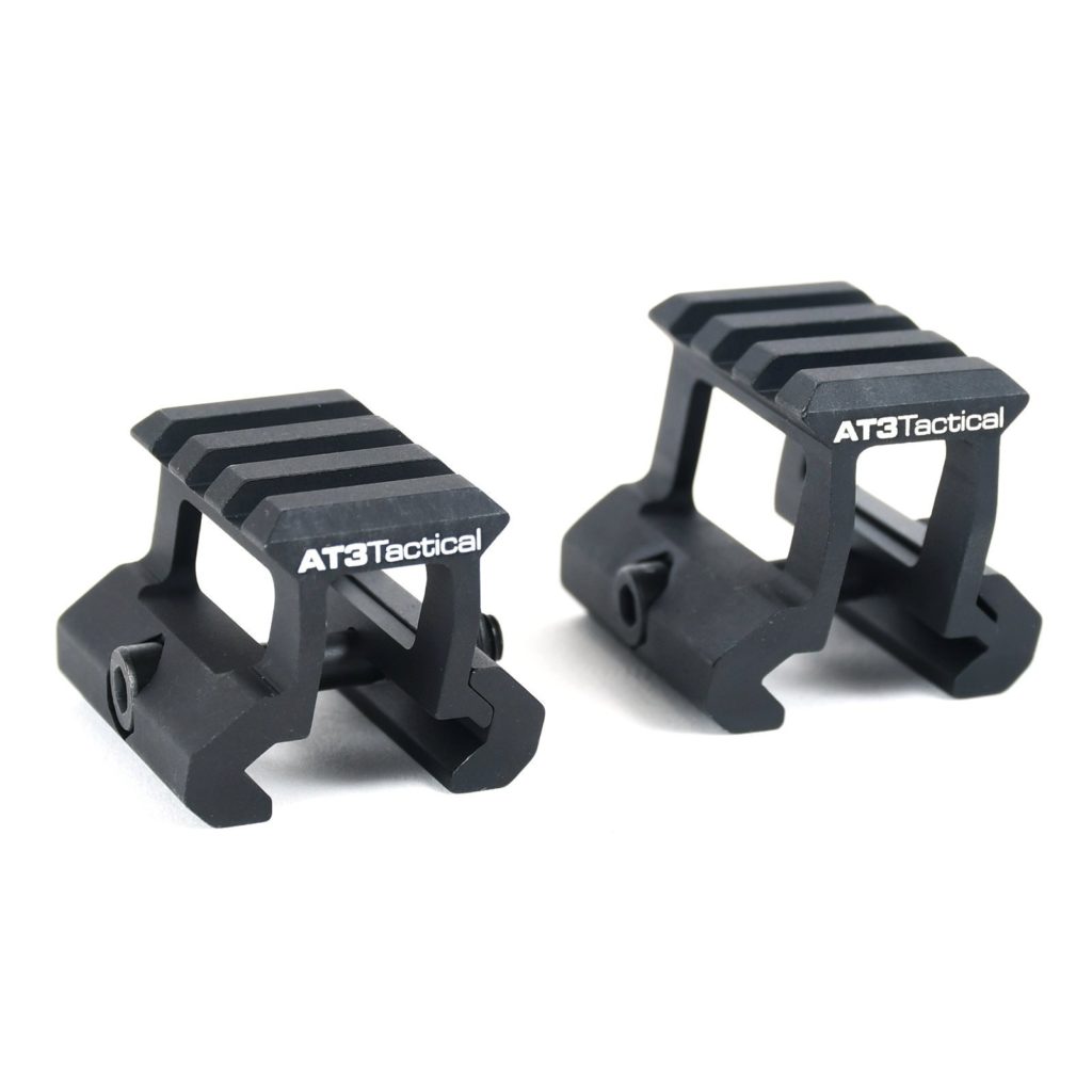 AT3 Tactical PRO-MOUNT Mini Riser Mount – .83 or 1 Inch Height Lightweight Cantilever Mount