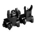 AT3™ Pro Series Flip-Up Backup Iron Sights (BUIS) - Front & Rear Set - Same Plane - IS-09