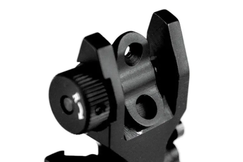 BLEMISHED - AT3 Tactical Pro Series Flip-Up Backup Iron Sights (BUIS) - Front & Rear Set - Same Plane - IS-09