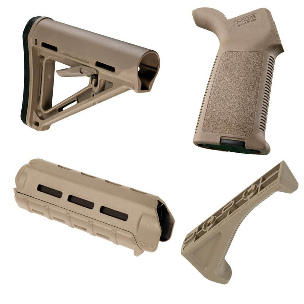 Magpul MOE M-LOK Furniture Kit - Stock, Carbine Handguard & Grip.