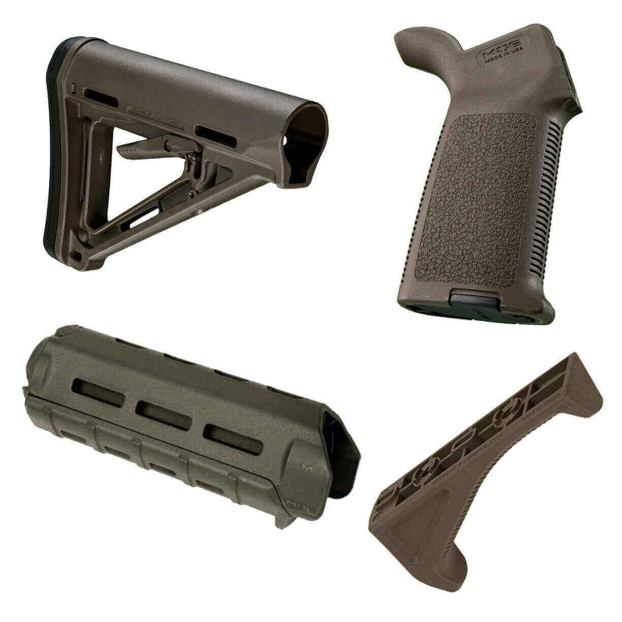 Enhance the look and feel of your AR-15 with a Magpul MOE Furniture Kit. 
