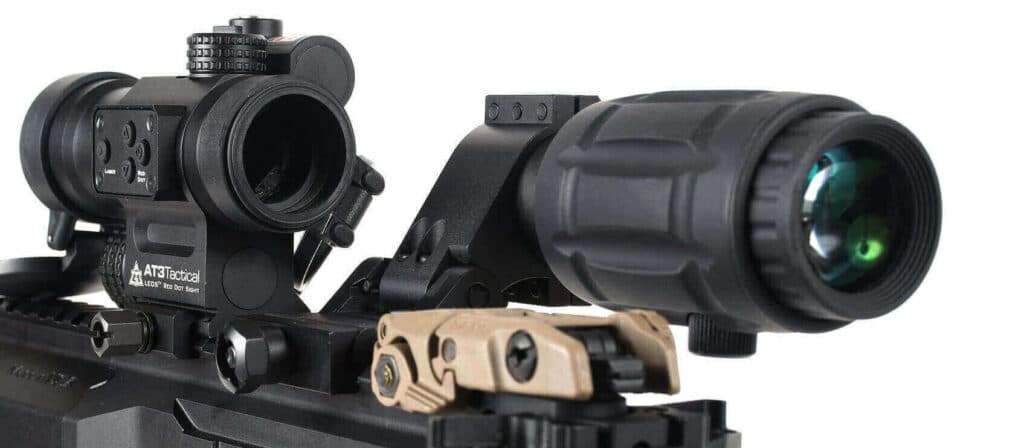 AT3™ RRDM™ 3x Red Dot Magnifier w/ Flip to Side Mount