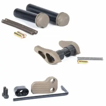 timber-creek-outdoors-parts-pack-ambi-safety-takedown-pivot-pins-extended-mag-release-flat-dark-earth