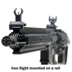 Troy AR 15 Iron Sight on Rail
